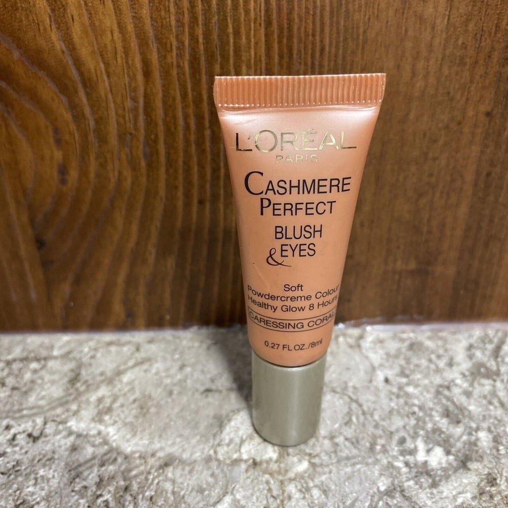 Loreal CASHMERE PERFECT BLUSH & EYES Soft Powder Cream Color Caressing Coral